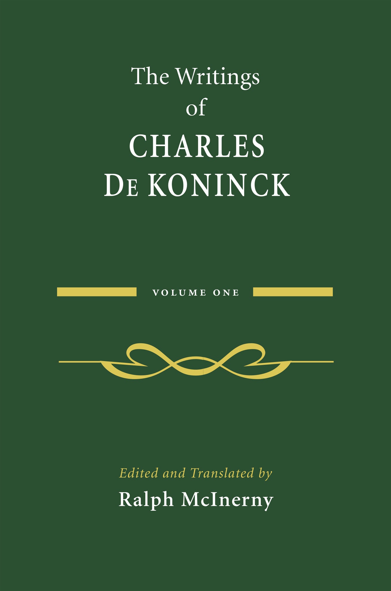 Cover image for The Writings of Charles De Koninck ISBN 9780268025953